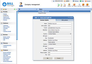 Take a look at the Parallels BILLmanager License screenshot