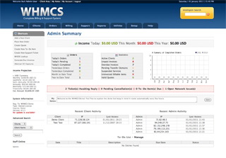 WHMCS license screenshot